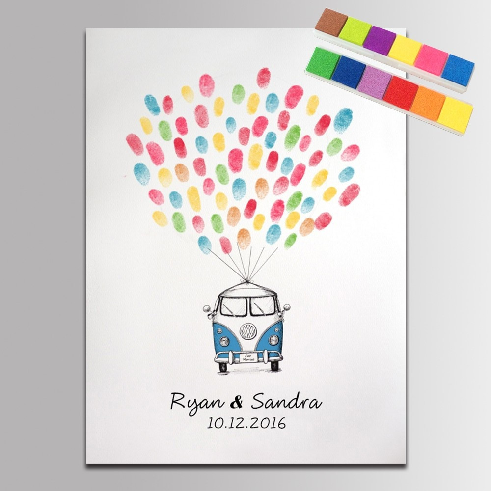 Wedding Canvas Guest Book
 2019 Personalized Wedding Guest Book Alternatives