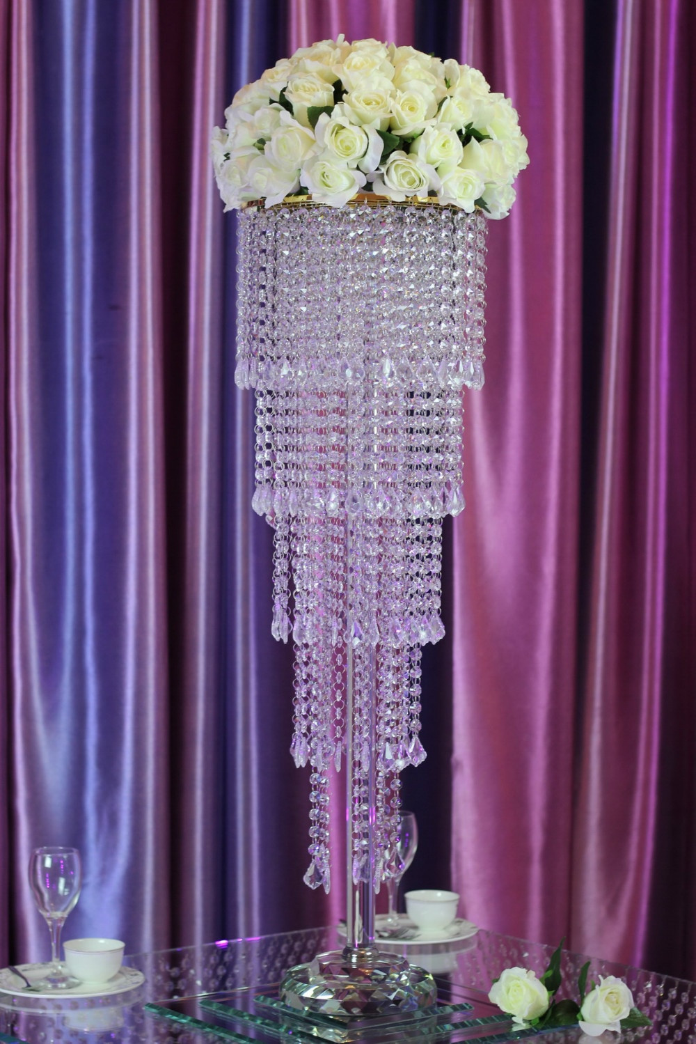 Wedding Decorations Wholesale
 Wholesale crystal centerpiece for wedding table decoration