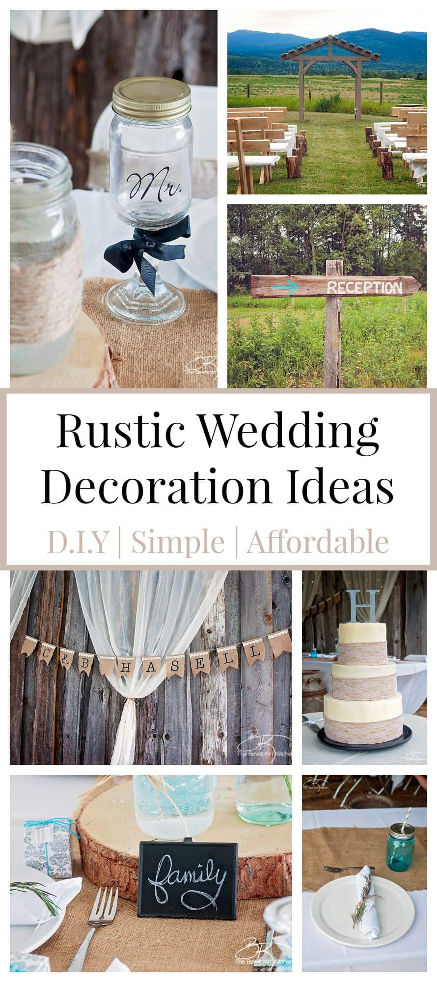 Wedding DIY Projects
 Rustic Wedding Ideas That Are DIY & Affordable