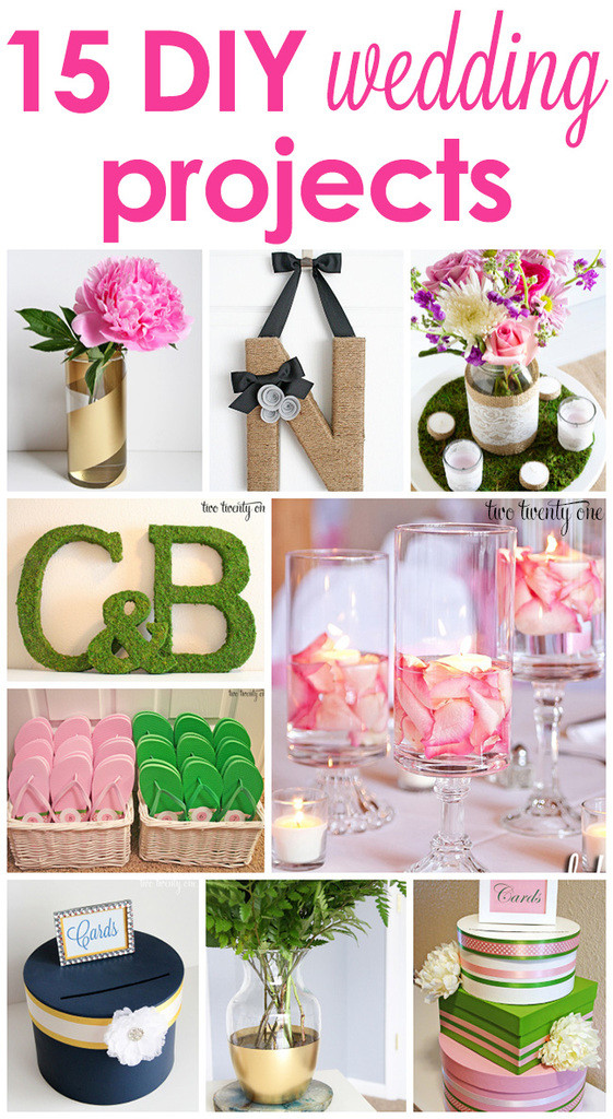 Wedding DIY Projects
 15 DIY Wedding Projects