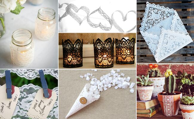 Wedding DIY Projects
 7 Lace Inspired DIY Wedding Projects for Any Reception Style