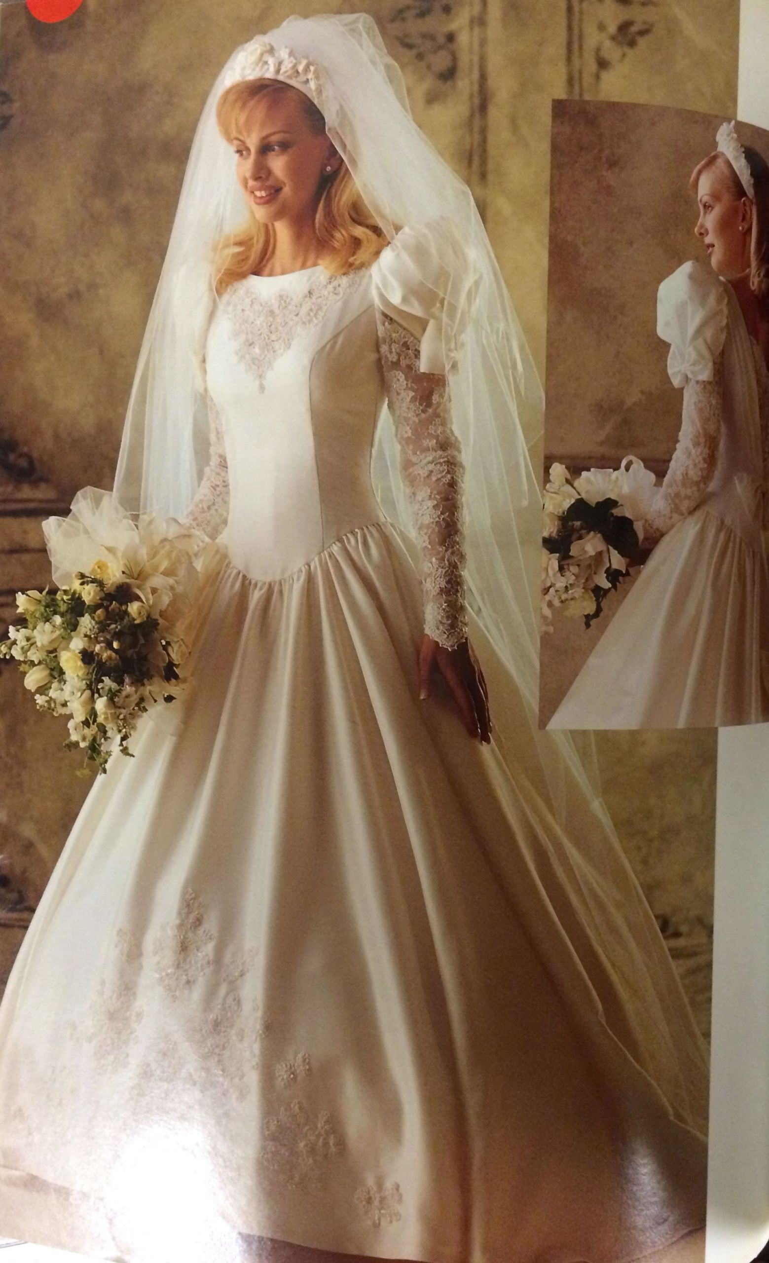 Wedding Dress Catalogs
 Wedding gown pattern from a 1994 McCall s catalog