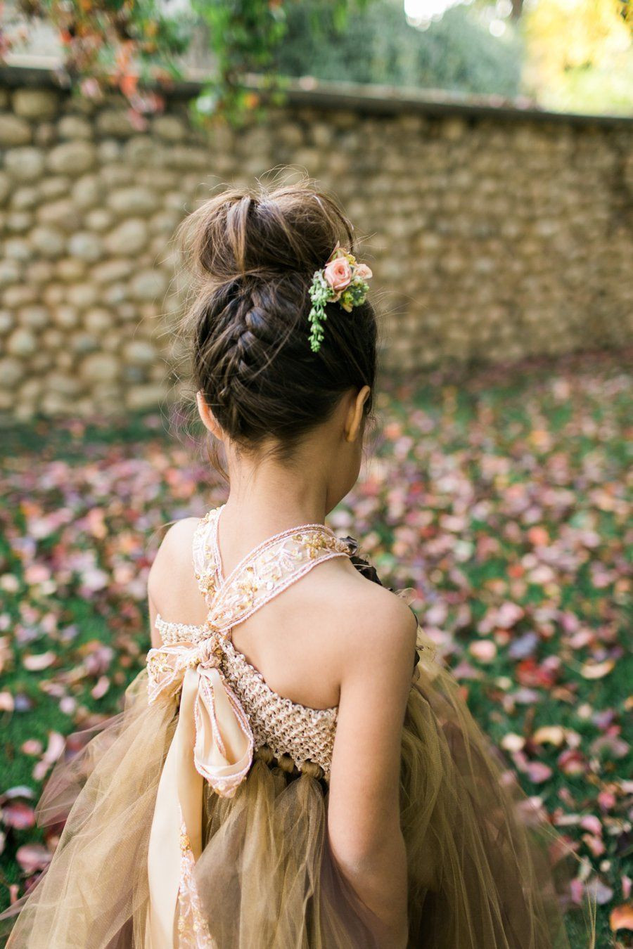 Wedding Flower Girl Hairstyles
 Forest Inspired Indoor Wedding