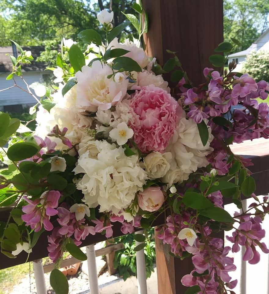 Wedding Flowers Kansas City
 Bohemian Bouquet Peonies Grown In Missouri May 2017 With