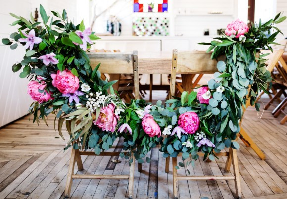 Wedding Garland DIY
 wedding inspiration for brides How to Make a Floral Garland
