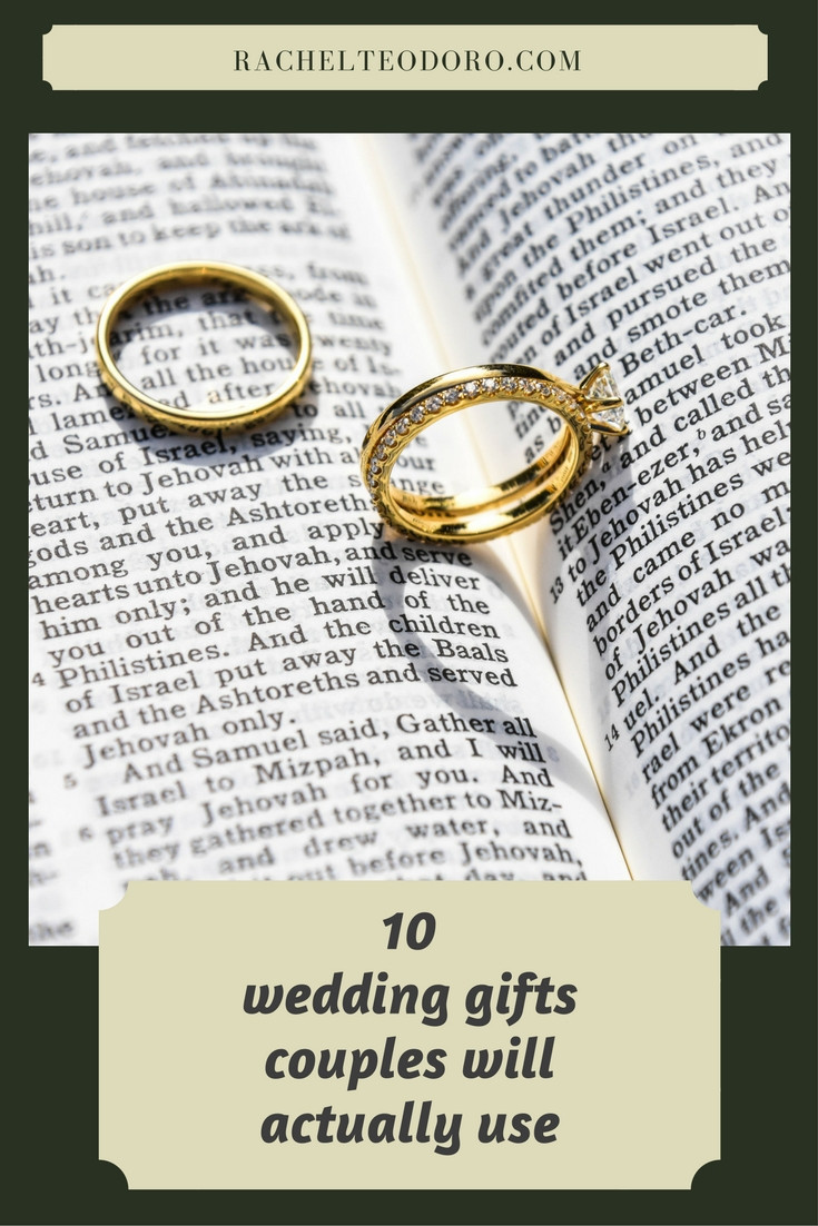 Wedding Gift Ideas For Young Couples
 10 Wedding Gifts Couples Really Use Rachel Teodoro