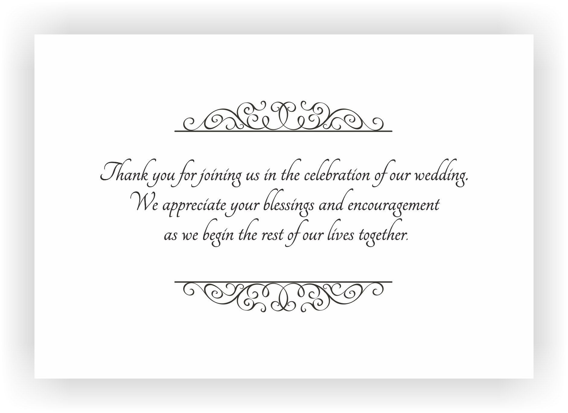 Wedding Gift Messages
 Thank You Note to ac pany your wedding Return Gift
