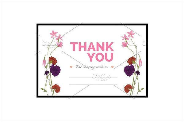 Wedding Gift Thank You Cards
 9 Wedding Gift Cards PSD Vector EPS PNG