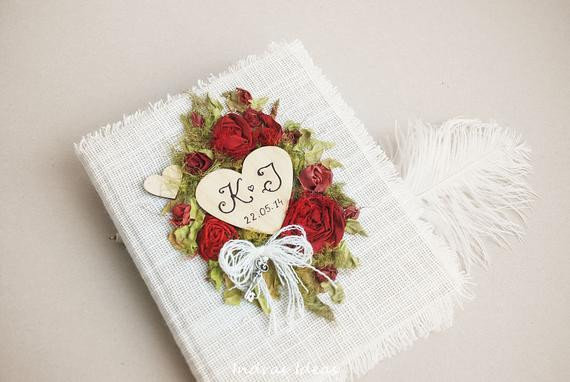 Wedding Guest Book For Sale
 Items similar to SALE Wedding guest book Personalized