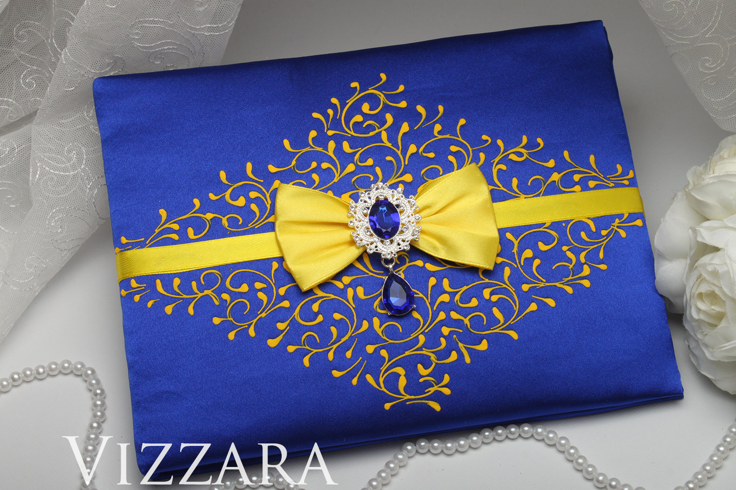 Wedding Guest Book Ideas Etsy
 Guest book Royal blue wedding ideas Personalized guest
