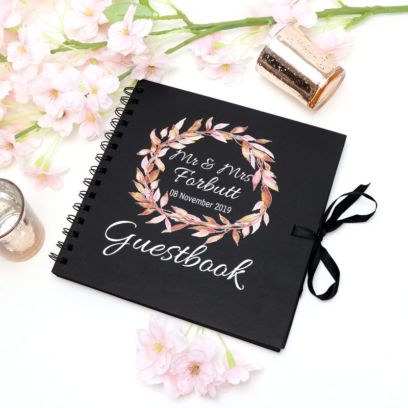 Wedding Guest Book Layout
 Personalised Wedding Guest Book or Polaroid Album Summer