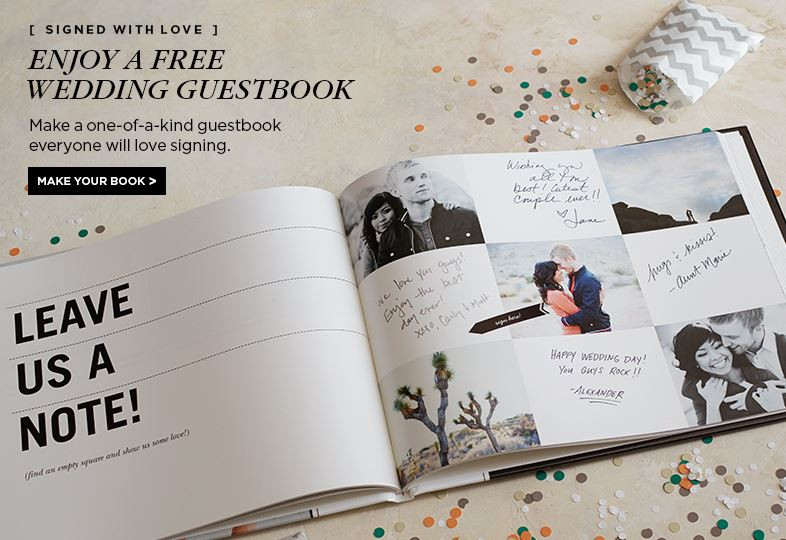 Wedding Guest Book Layout
 FREE Wedding Guest Book from Shutterfly