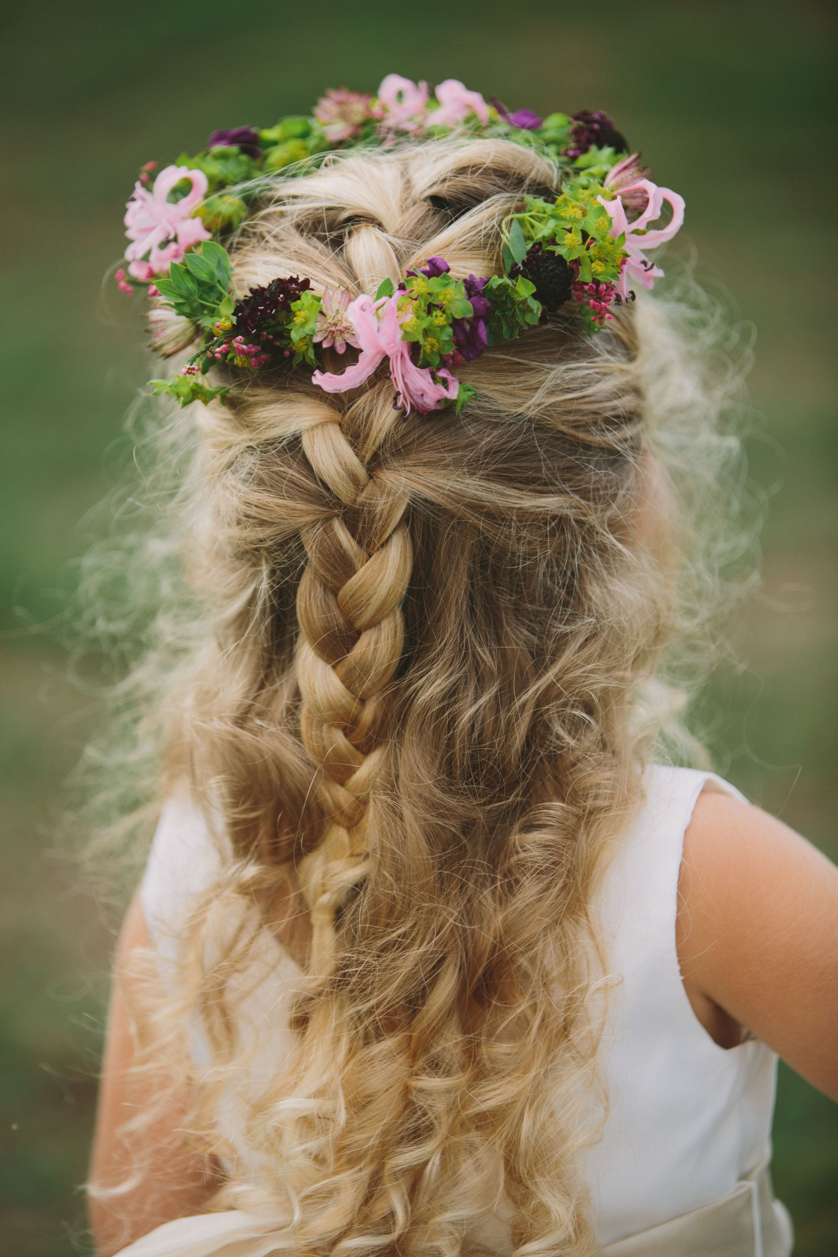 Wedding Hairstyles For Flower Girls
 Flower Girl Hair Braided natural and beautiful at