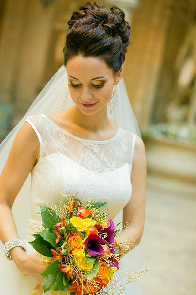Wedding Hairstyles For Medium Hair With Veil
 Wedding Hairstyle for Medium Hair