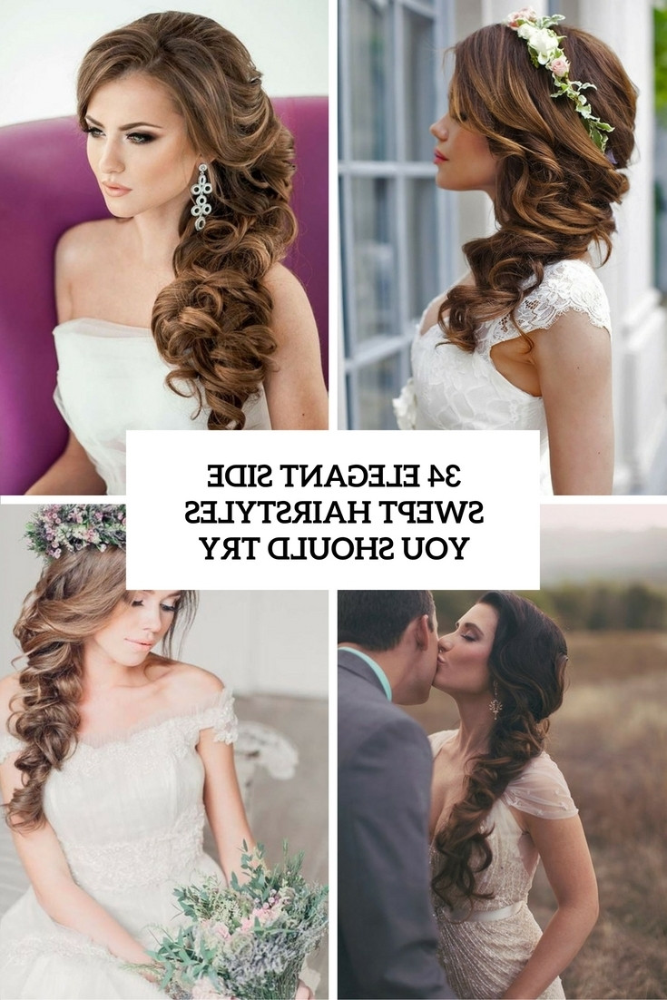 Wedding Hairstyles To The Side For Long Hair
 2019 Popular Wedding Hairstyles For Long Hair With Side Swept