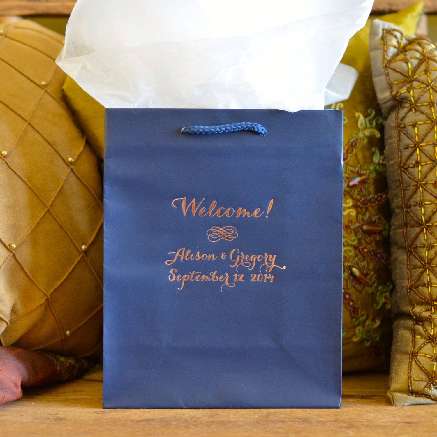 Wedding Hotel Gift Bags
 Personalized Hotel Wedding Wel e Bags for Out of Town Guests