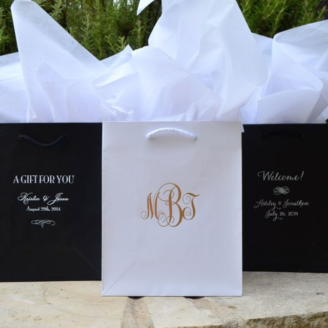 Wedding Hotel Gift Bags
 50 Custom Hotel Wedding Wel e Bags Personalized Printed