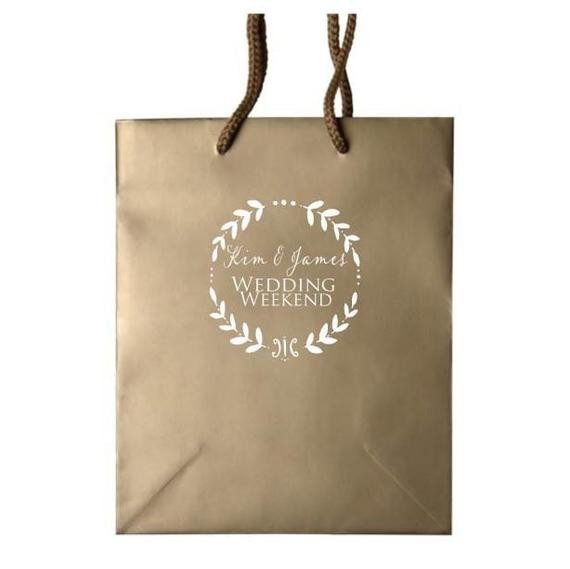 Wedding Hotel Gift Bags
 35 Personalized Gift Bags for Hotel Wedding by GraciousBridal