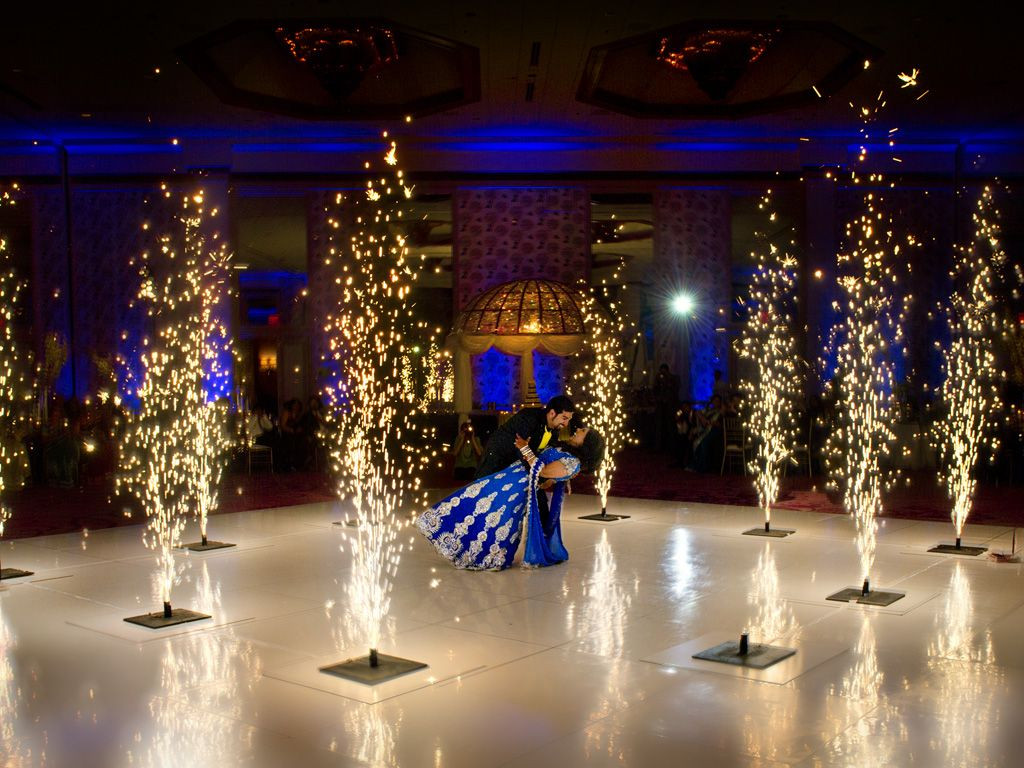 Wedding Indoor Sparklers
 indoor fireworks for the first dance dallas texas indian