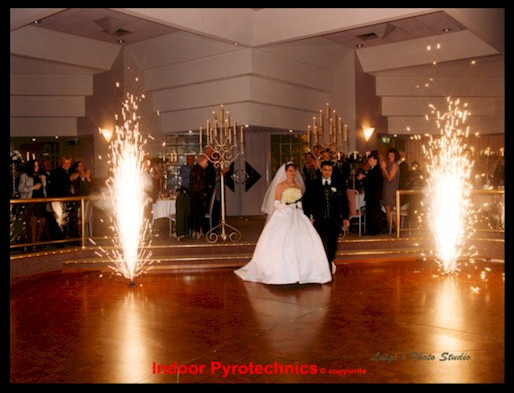 Wedding Indoor Sparklers
 Fireworks displays florida pyrotechnic centerpiece
