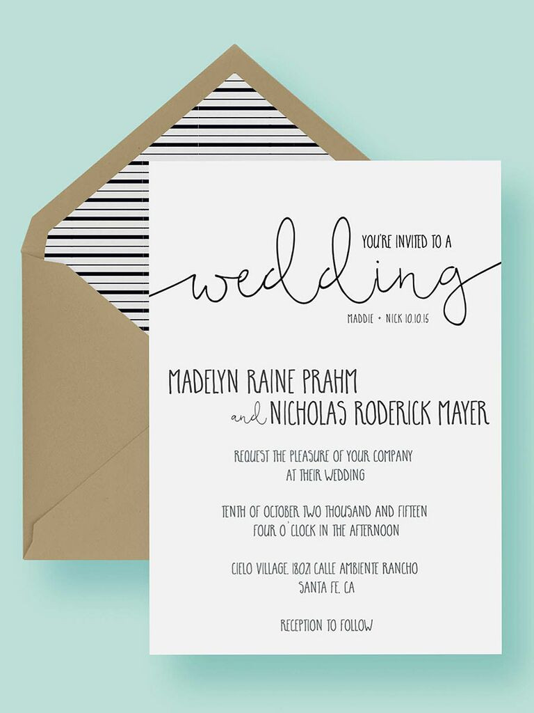 Wedding Invitation Template Free
 16 Printable Wedding Invitation Templates You Can DIY