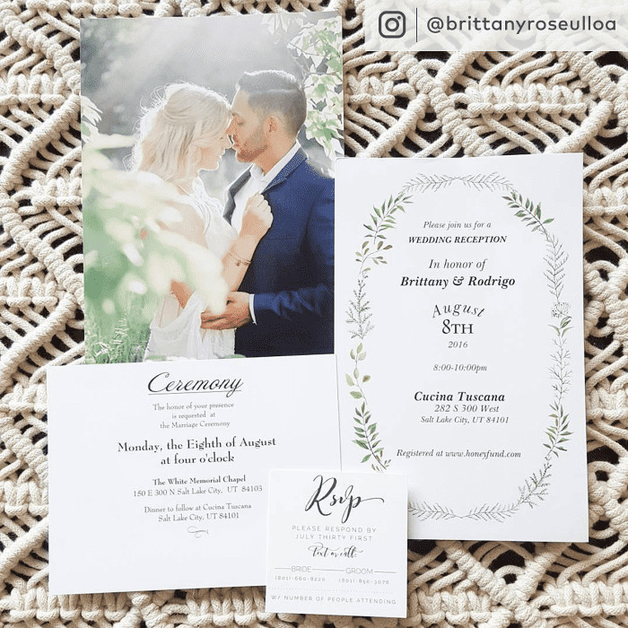 Wedding Invitations Vistaprint
 Personalised Wedding Invitations & Announcements