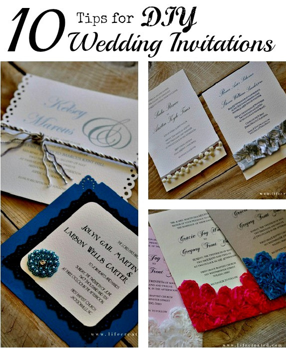 Wedding Invites DIY
 Craftaholics Anonymous