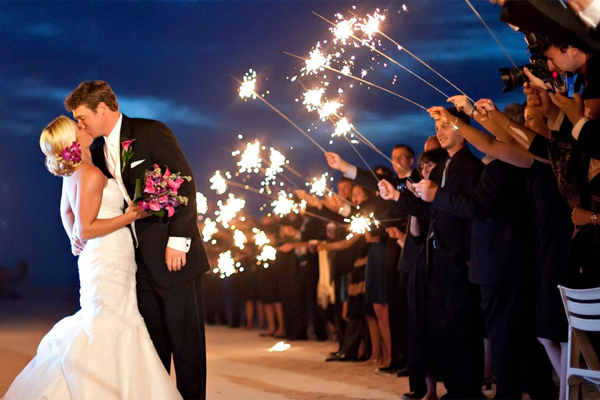 Wedding Pictures With Sparklers
 36 Inch Wedding Sparklers