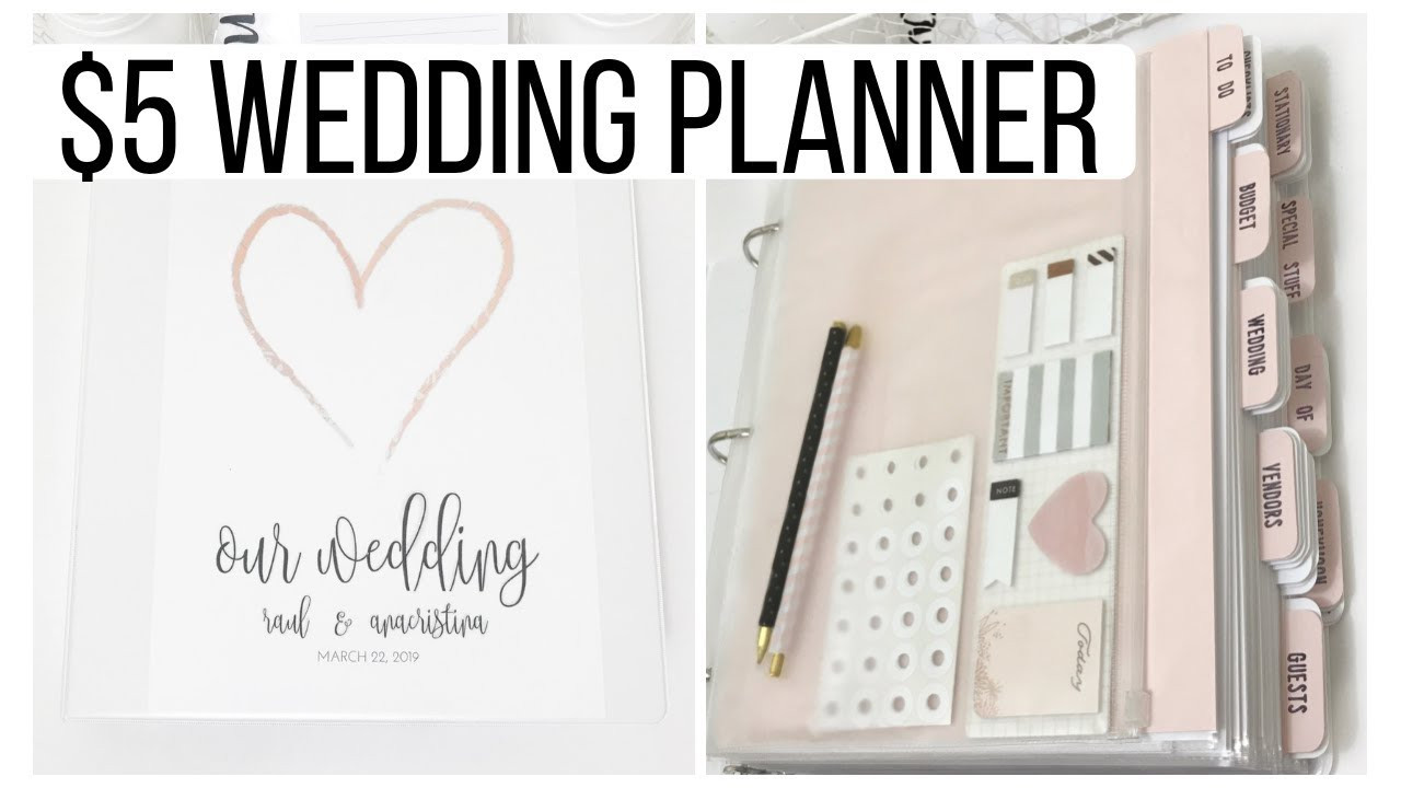 Wedding Planner Binder DIY
 $5 DIY Wedding Planner Binder FREE PLANNING PRINTABLES