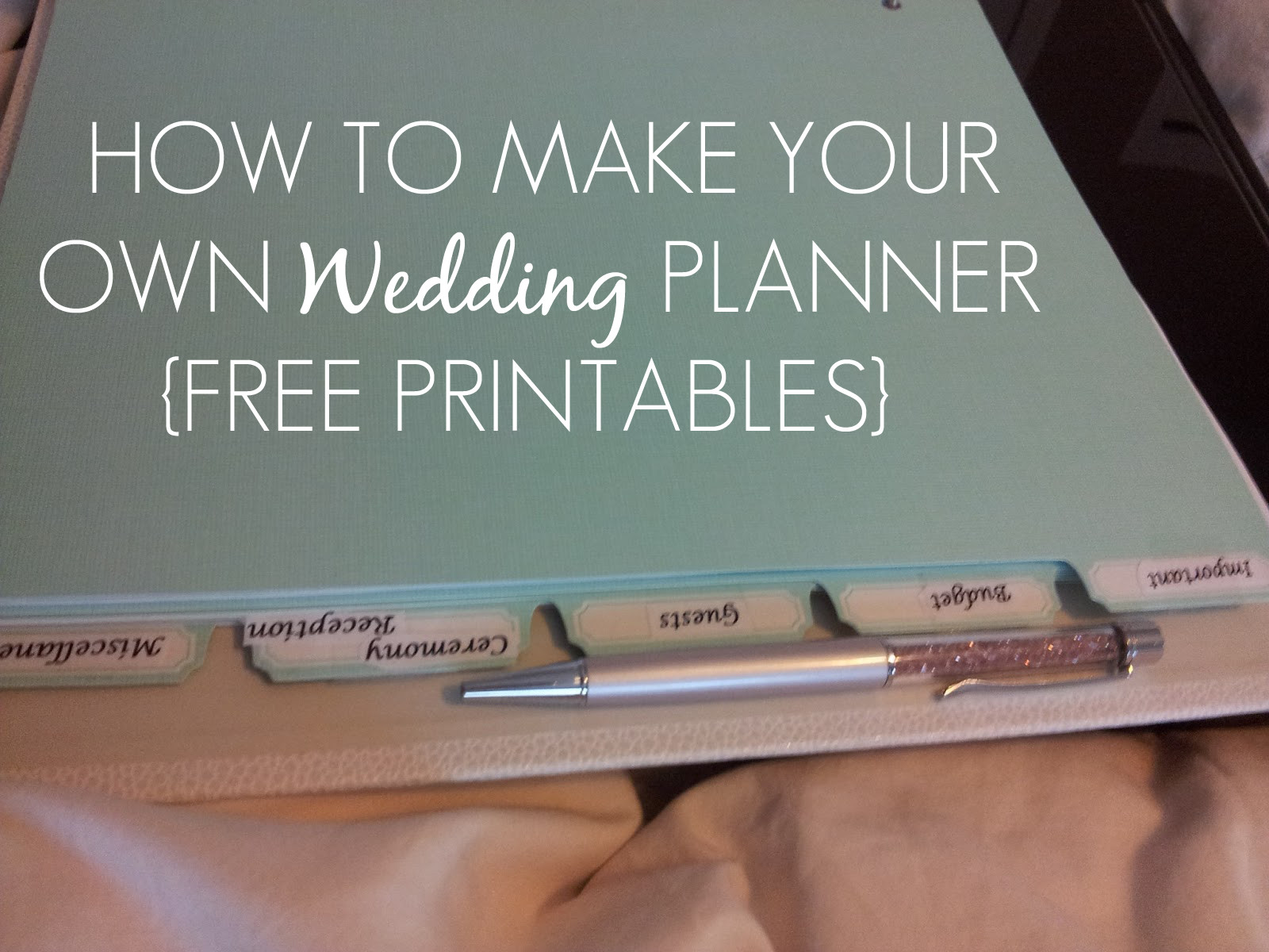 Wedding Planner Binder DIY
 Sleepless in DIY Bride Country How to make your own