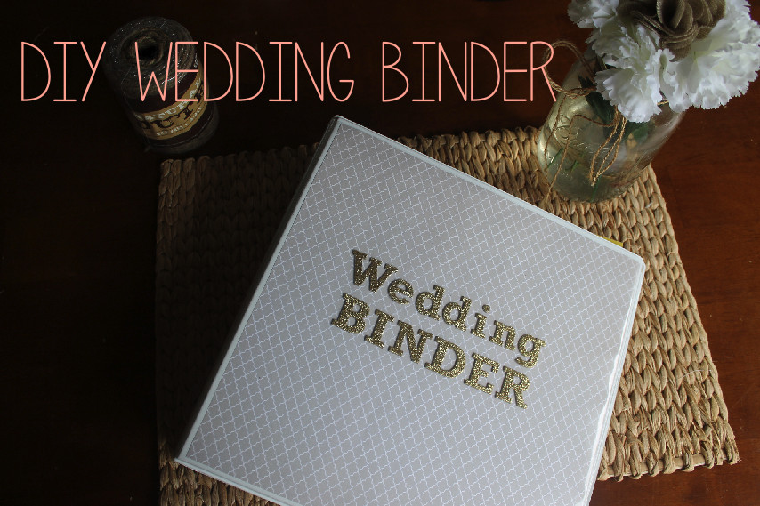 Wedding Planning Binder DIY
 Corin Bakes DIY Wedding Planning Binder