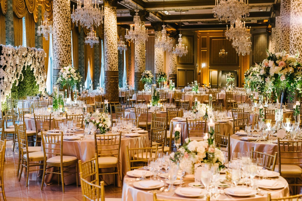 Wedding Reception Decoration
 Charming Drake Hotel in Chicago Wedding Ceremony and