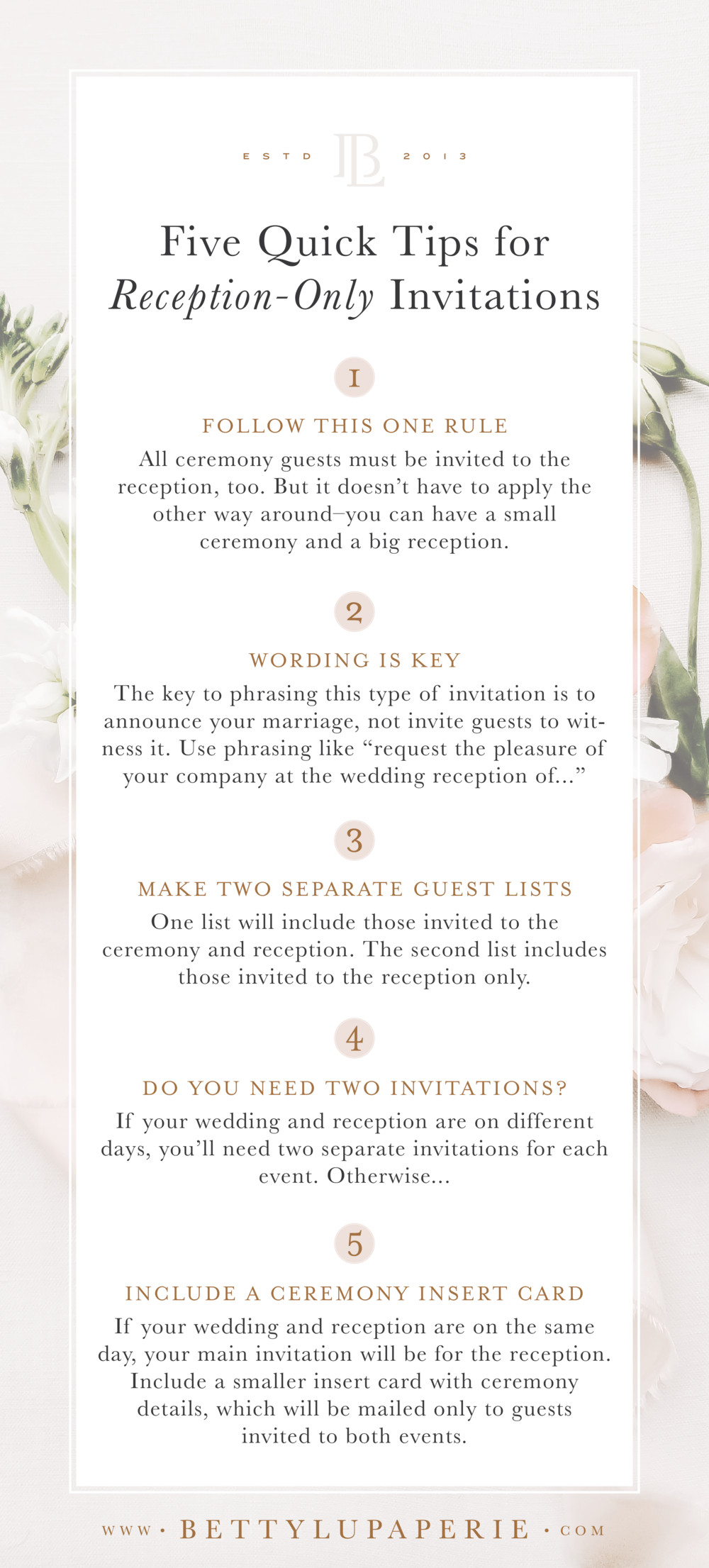 Wedding Reception Invitation Wording
 Wedding Invitation Wording for Reception ly — Floral