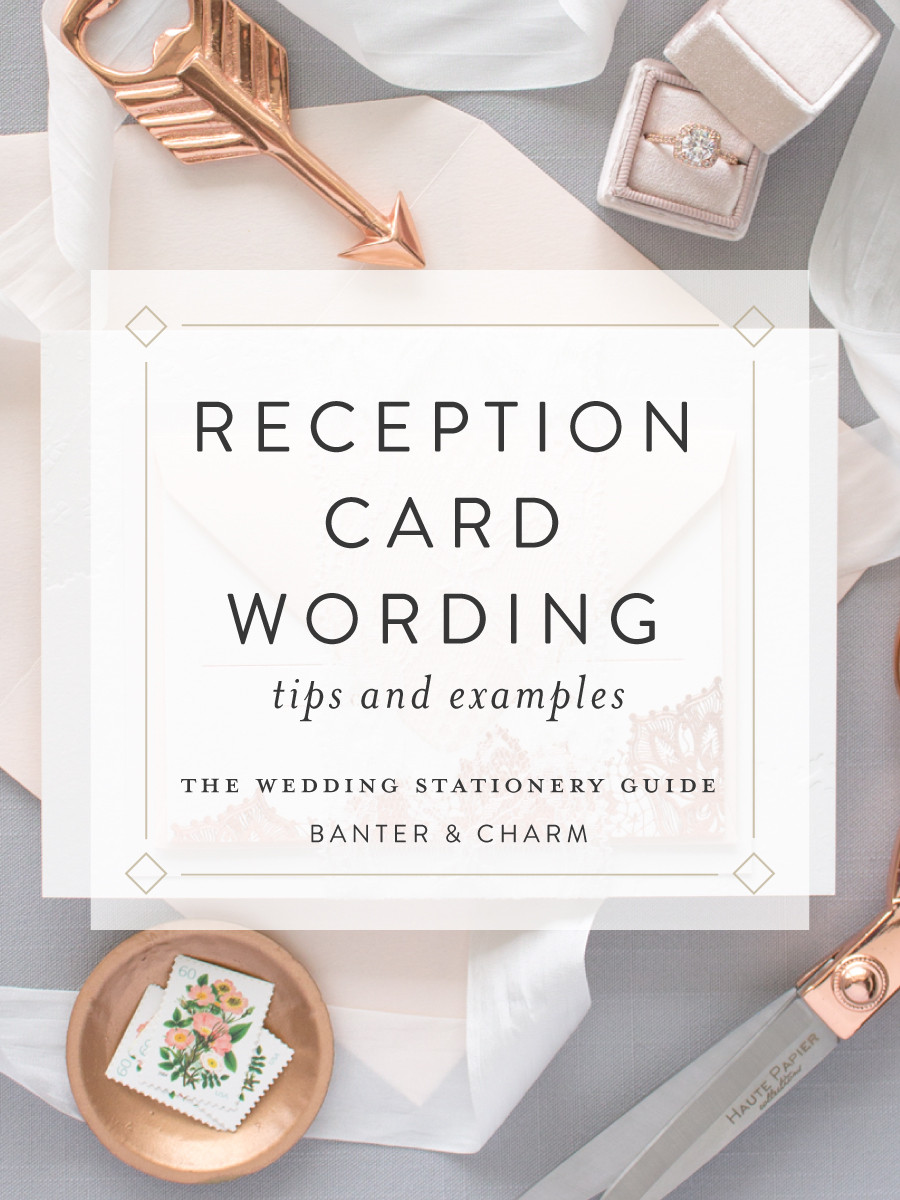 Wedding Reception Invitation Wording
 Wedding Stationery Guide Reception Card Wording Samples