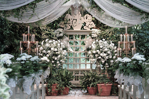 Wedding Reception Venues St Louis
 The Conservatory Garden Wedding