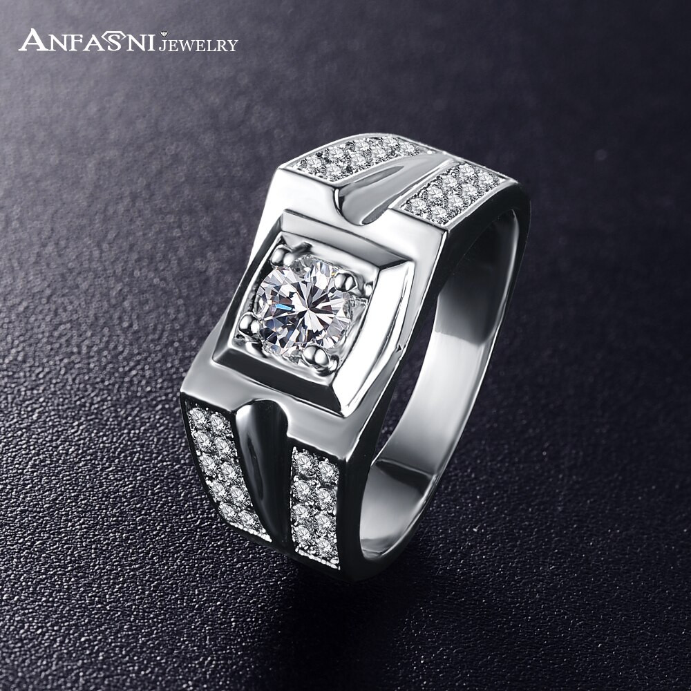 Wedding Ring Brands
 ANFASNI Brand Design Men s Wide Wedding Ring Brand Jewelry