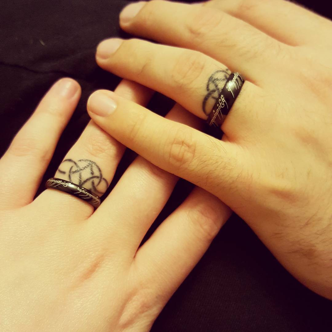 Wedding Ring Finger Tattoos
 55 Wedding Ring Tattoo Designs & Meanings True