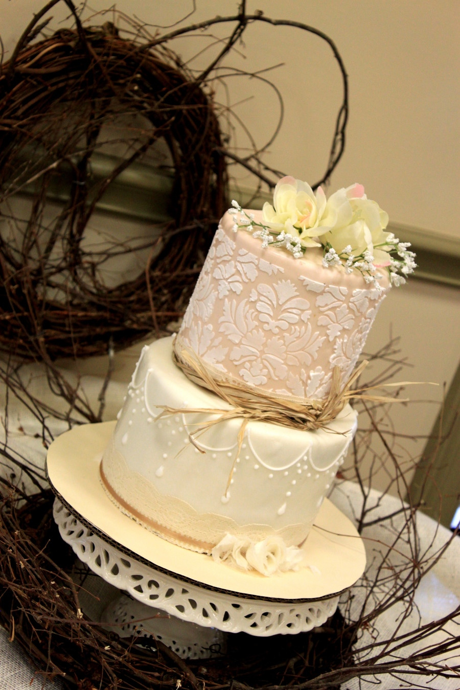 Wedding Shower Cake Ideas
 Vintage Bridal Shower Cake CakeCentral