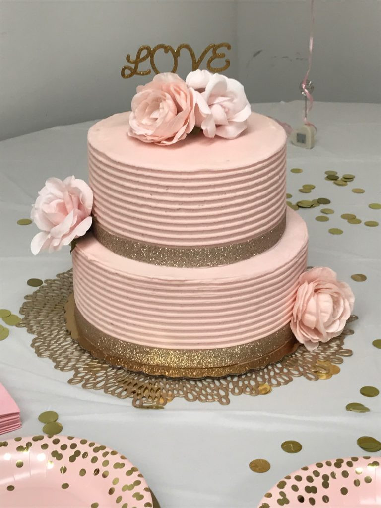 Wedding Shower Cake Ideas
 Blush Pink & Gold Bridal Shower Ideas Six Clever Sisters