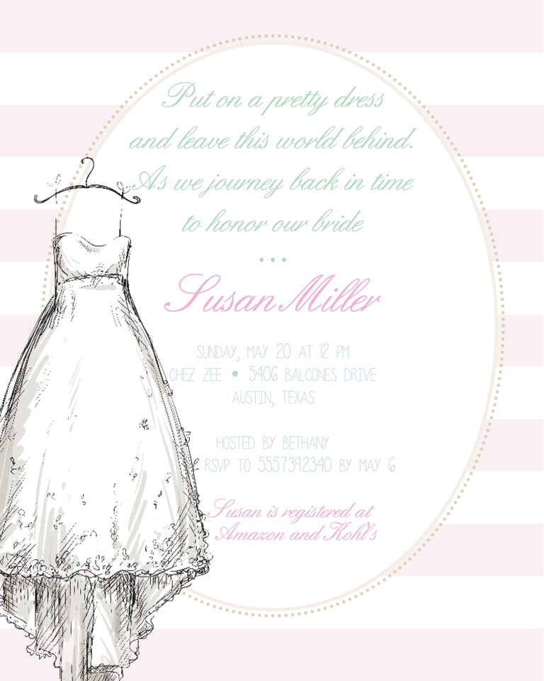 Wedding Shower Invitations Wording
 Bridal Shower Invitation Wording Ideas and Etiquette