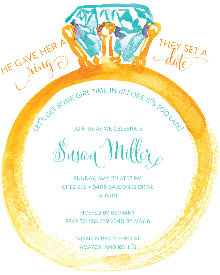 Wedding Shower Invitations Wording
 Bridal Shower Invitation Wording Ideas and Etiquette