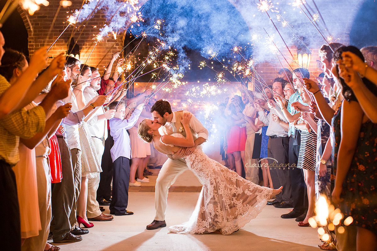 Wedding Sparklers Atlanta
 Swoon worthy sparkler wedding exit