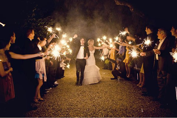 Wedding Sparklers Los Angeles
 Maravilla Gardens Review Where Wedding Magic Happens