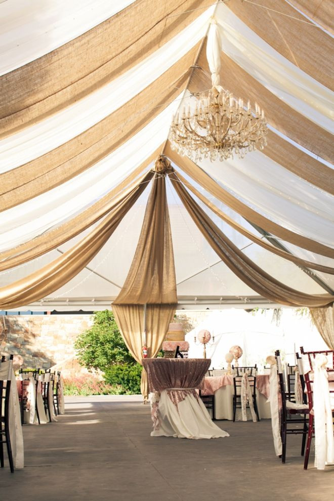 Wedding Tent Decorations DIY
 Check out this super sweet DIY vintage and modern wedding
