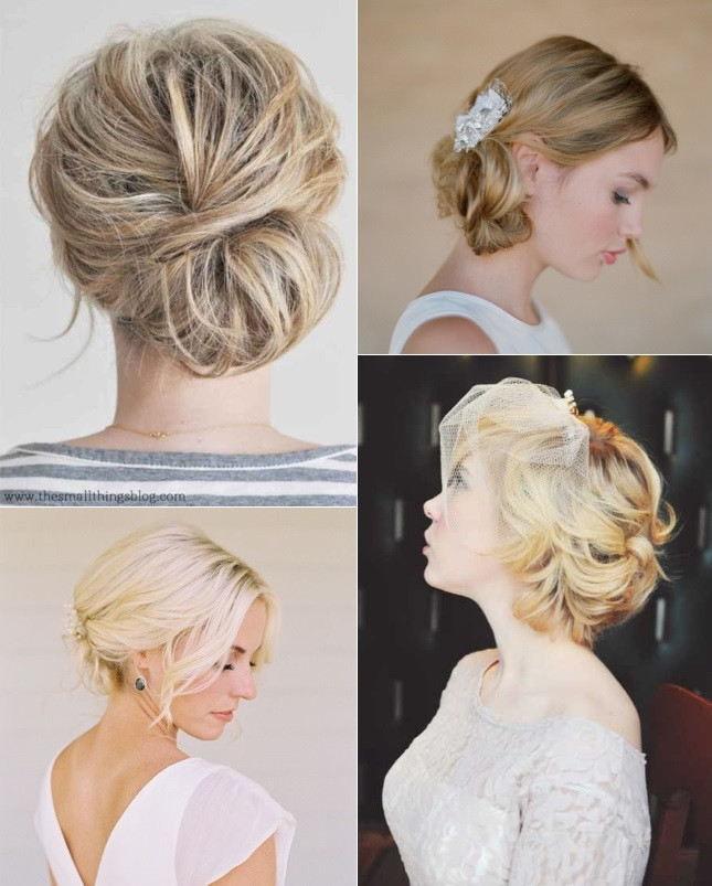 Wedding Updo Hairstyles Short Hair
 9 Short Wedding Hairstyles For Brides With Short Hair