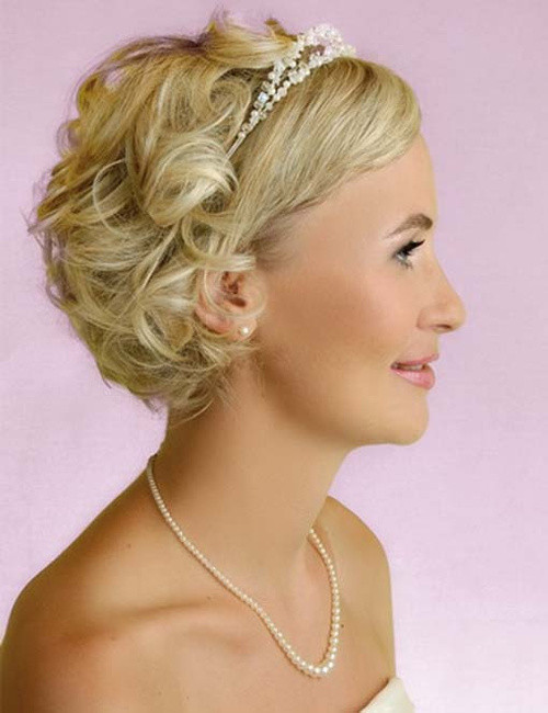 Wedding Updo Hairstyles Short Hair
 Wedding Curly Hairstyles – 20 Best Ideas For Stylish Brides