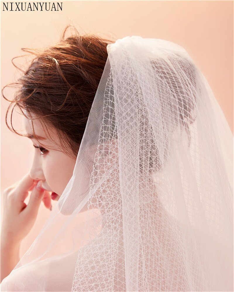 Wedding Veil Combs
 2019 Wholesale Three Layers Ivory Wedding Veil Bridal Veil