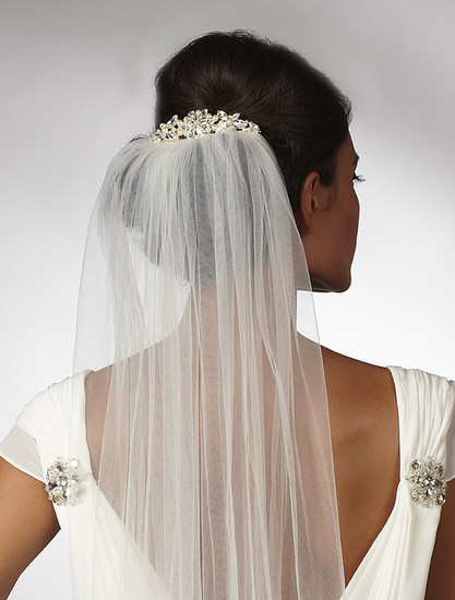 Wedding Veil Combs
 Arianna AR431 Wedding Veil b Pearl Bridal Tiara