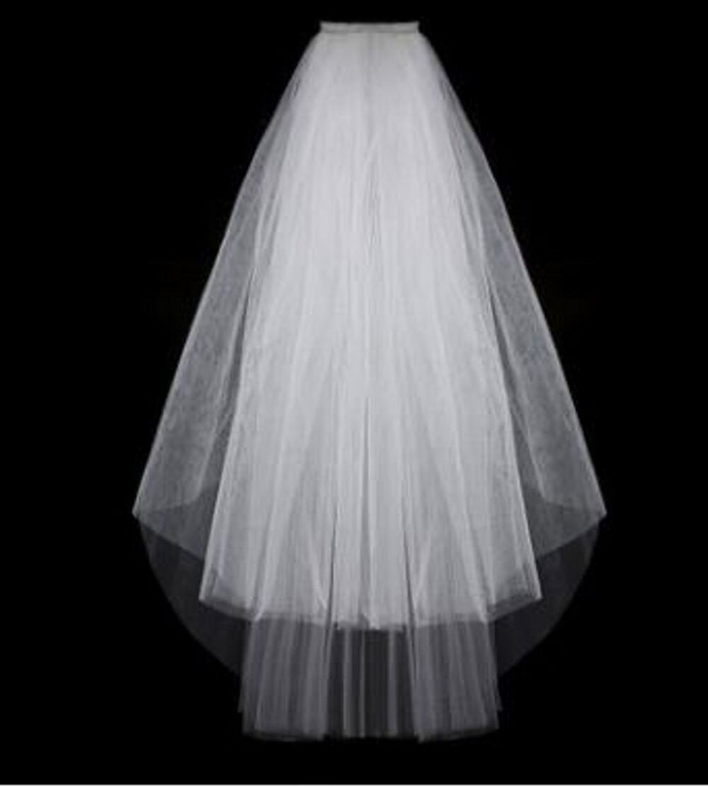 Wedding Veil Prices
 Wowbridal Simple Short Tulle Wedding Veils Cheap 2016