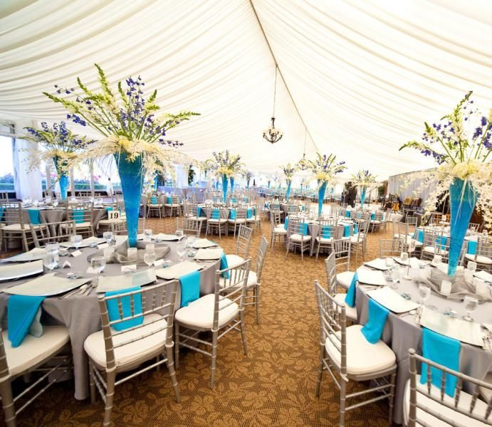 Wedding Venues Portland Oregon
 Beautiful colors under the white outdoor tents at the